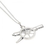 (image for) Arsenal FC Sterling Silver Pendant & Chain GN