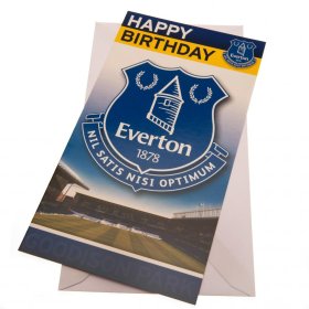 Everton FC Stadium Birthday Card