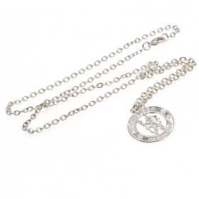 (image for) Chelsea FC Silver Plated Pendant & Chain CR