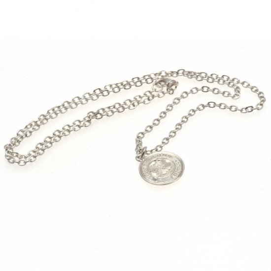 (image for) Celtic FC Silver Plated Pendant & Chain - Click Image to Close