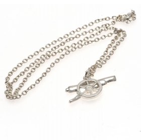 (image for) Arsenal FC Silver Plated Pendant & Chain GN