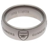 Arsenal FC Super Titanium Ring Small