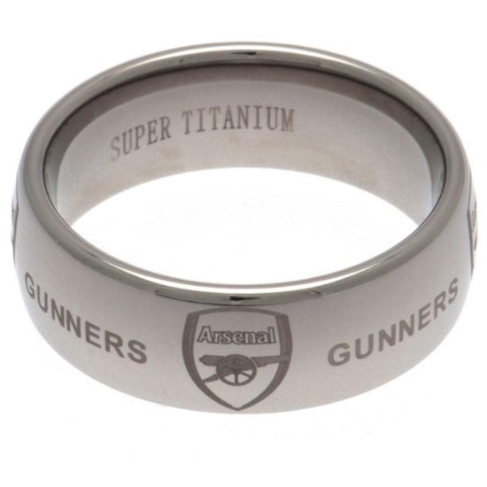 (image for) Arsenal FC Super Titanium Ring Medium