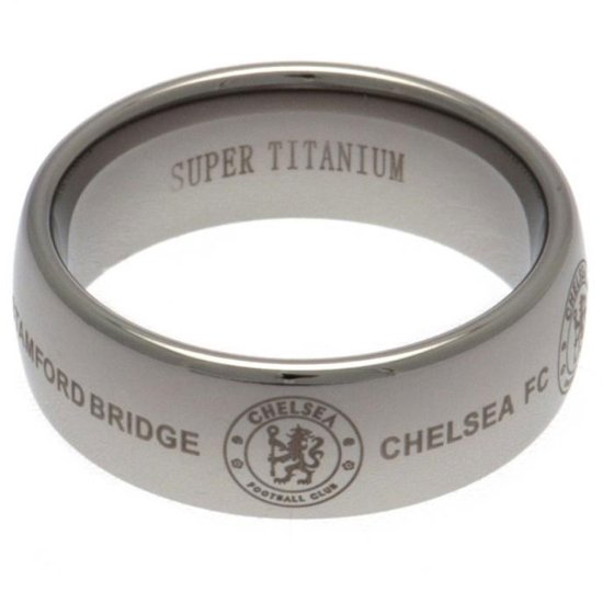 (image for) Chelsea FC Super Titanium Ring Medium