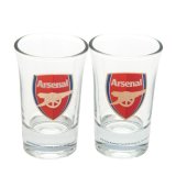 (image for) Arsenal FC 2pk Shot Glass Set