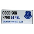 Everton FC White Street Sign