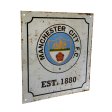 (image for) Manchester City FC Retro Logo Sign