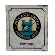 (image for) Newcastle United FC Retro Logo Sign