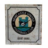 (image for) Newcastle United FC Retro Logo Sign