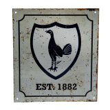 (image for) Tottenham Hotspur FC Retro Logo Sign