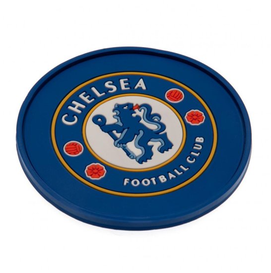 (image for) Chelsea FC Silicone Coaster - Click Image to Close