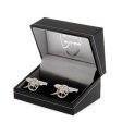 (image for) Arsenal FC Sterling Silver Cannon Cufflinks