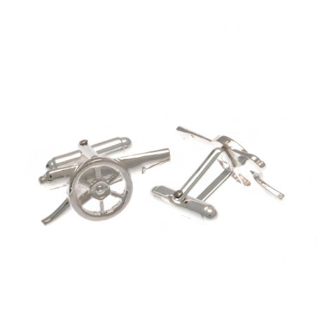 (image for) Arsenal FC Sterling Silver Cannon Cufflinks