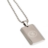 (image for) Chelsea FC Patterned Dog Tag & Chain