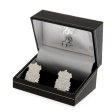 (image for) Liverpool FC Silver Plated Formed Crest Cufflinks