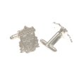 Liverpool FC Silver Plated Formed Crest Cufflinks