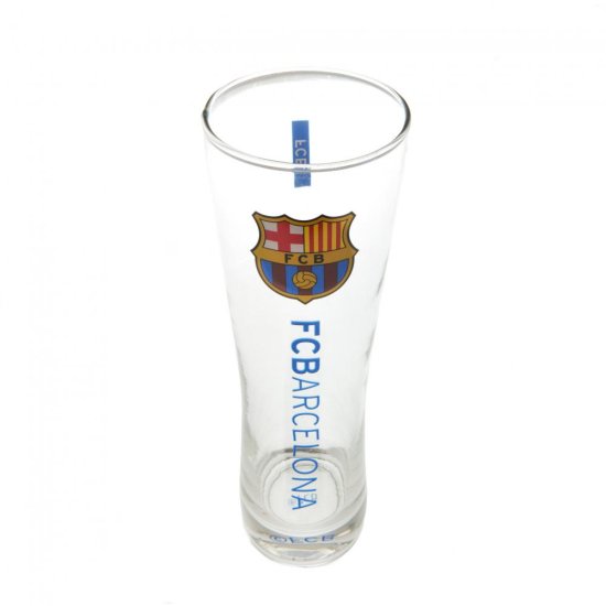 (image for) FC Barcelona Tall Beer Glass - Click Image to Close