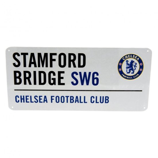 (image for) Chelsea FC White Street Sign