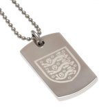 (image for) England FA Engraved Dog Tag & Chain