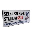 (image for) Crystal Palace FC White Street Sign