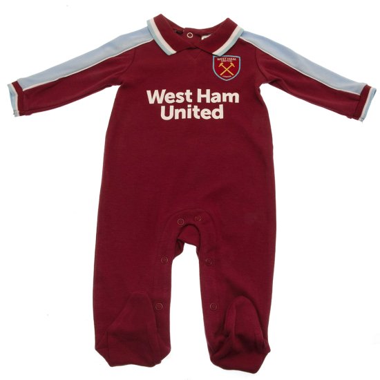 (image for) West Ham United FC Sleepsuit 12-18 Mths CS - Click Image to Close