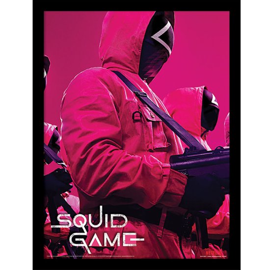 (image for) Squid Game Framed Picture 16 x 12 Troops