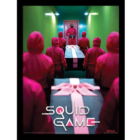 (image for) Squid Game Framed Picture 16 x 12 Corridor