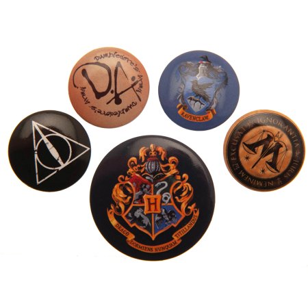 (image for) Harry Potter Button Badge Set Hogwarts