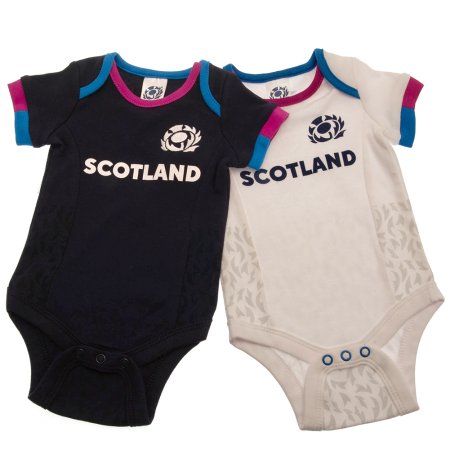 (image for) Scotland RU 2 Pack Bodysuit 12-18 Mths PB