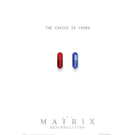 (image for) The Matrix Resurrections Poster The Choice is Yours 62