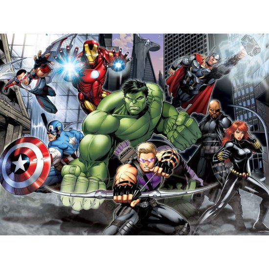 (image for) Avengers 3D Image Puzzle 500pc - Click Image to Close