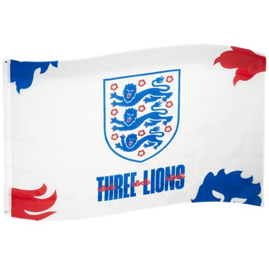 (image for) England FA 3 Lions Flag