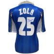 (image for) Chelsea FC 1998 UEFA Cup Winners' Cup Final Zola Signed Shirt