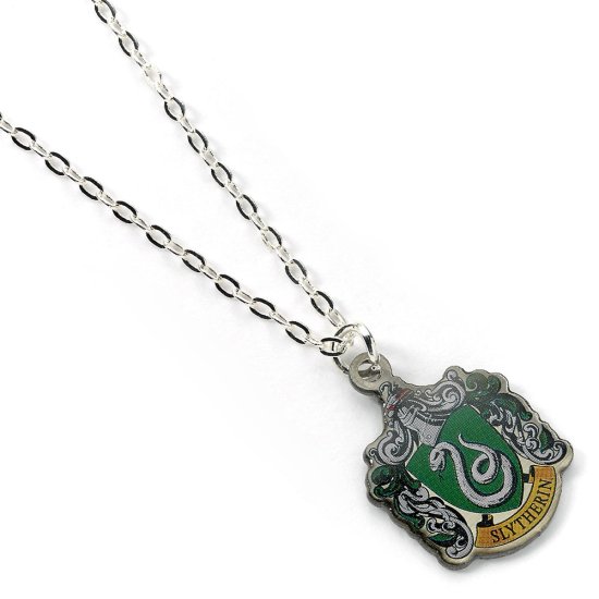 (image for) Harry Potter Silver Plated Necklace Slytherin