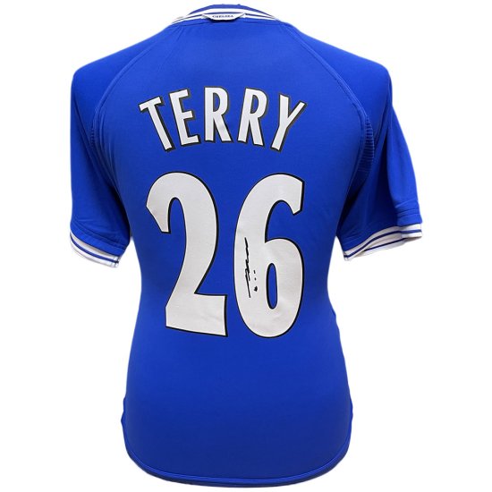 (image for) Chelsea FC 2000 Terry Signed Shirt - Click Image to Close