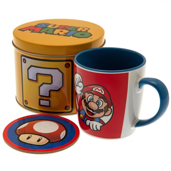 (image for) Super Mario Mug & Coaster Gift Tin