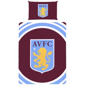 Aston Villa FC Pulse Single Duvet Set