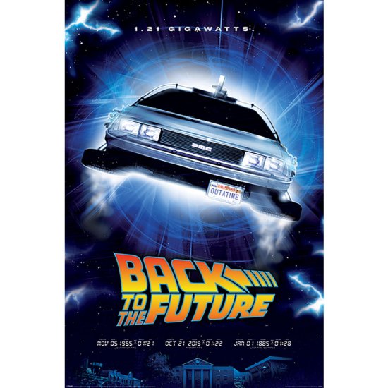 (image for) Back To The Future Poster 1.21 Gigawatts 203