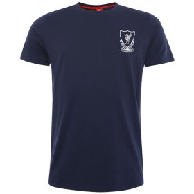 (image for) Liverpool FC 88-89 Crest T Shirt Mens Navy S