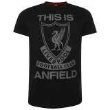 (image for) Liverpool FC This Is Anfield T Shirt Mens Black XL