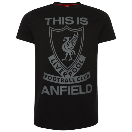 (image for) Liverpool FC This Is Anfield T Shirt Mens Black S