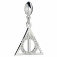 (image for) Harry Potter Sterling Silver Crystal Charm Deathly Hallows