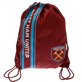 West Ham United FC Stripe Gym Bag