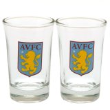 (image for) Aston Villa FC 2pk Shot Glass Set