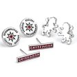 (image for) Harry Potter Silver Plated Earring Set Gryffindor