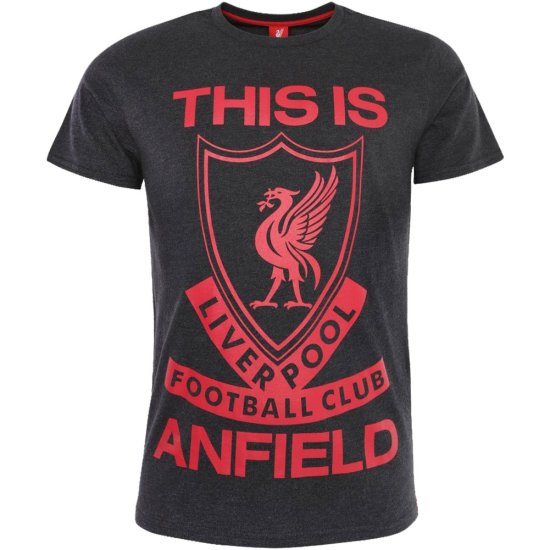 (image for) Liverpool FC This Is Anfield T Shirt Mens Charcoal Medium