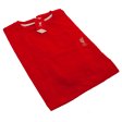 (image for) Liverpool FC Embroidered T Shirt Mens Red Small