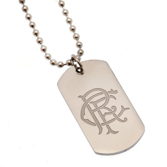 (image for) Rangers FC Engraved Dog Tag & Chain