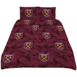 (image for) West Ham United FC Player Camo King Duvet Set