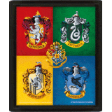 Harry Potter Crests Framed 3D Picture